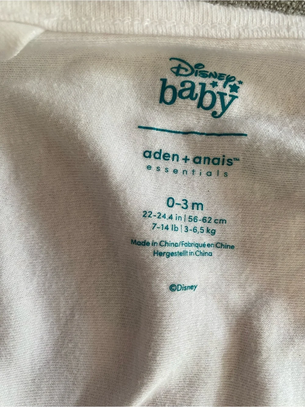 Disney Baby Aden + Anais Essentials Easy Swaddle 0-3M Winnie the Pooh